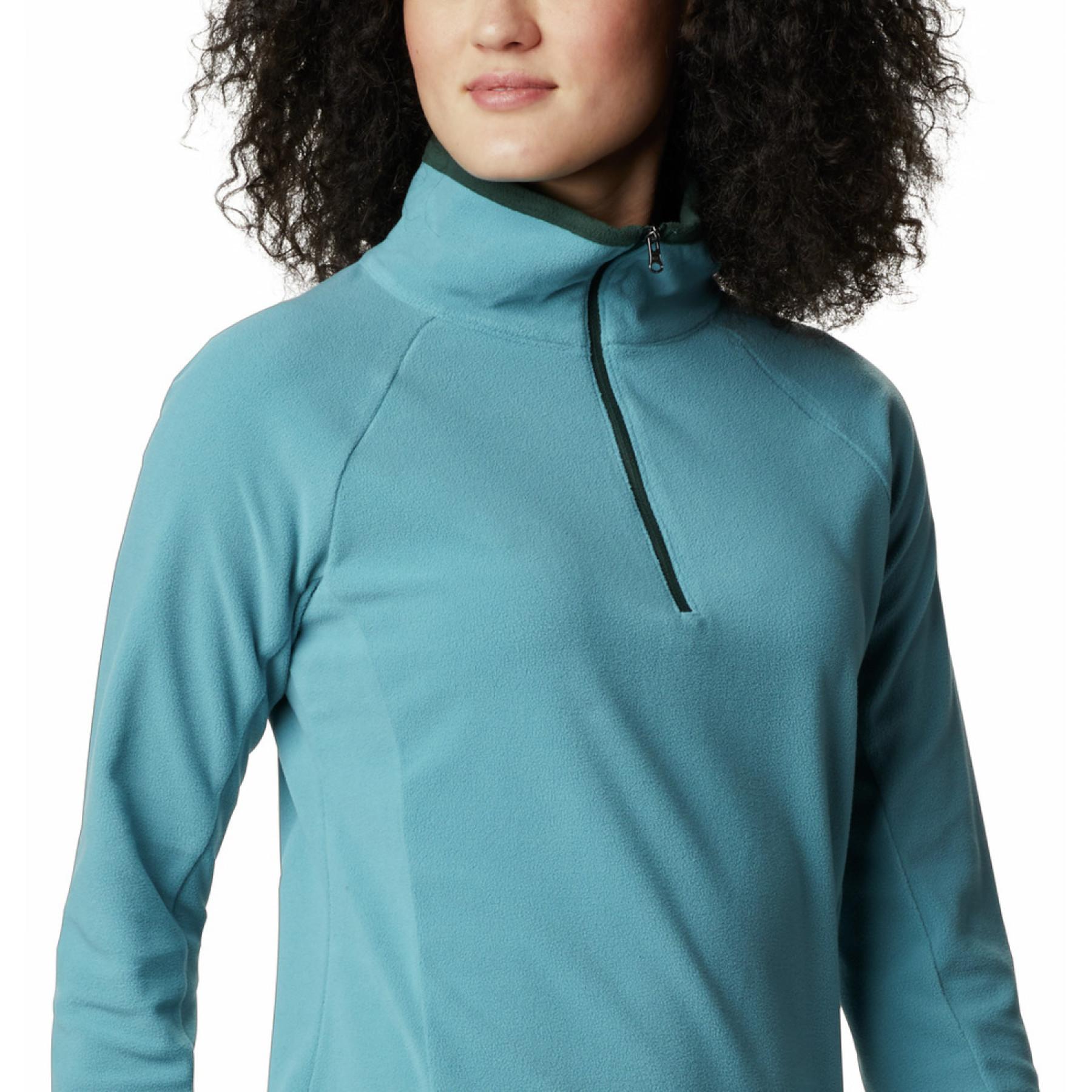 Sweatshirt med 1/2 dragkedja för kvinnor Columbia Glacial IV Print pro