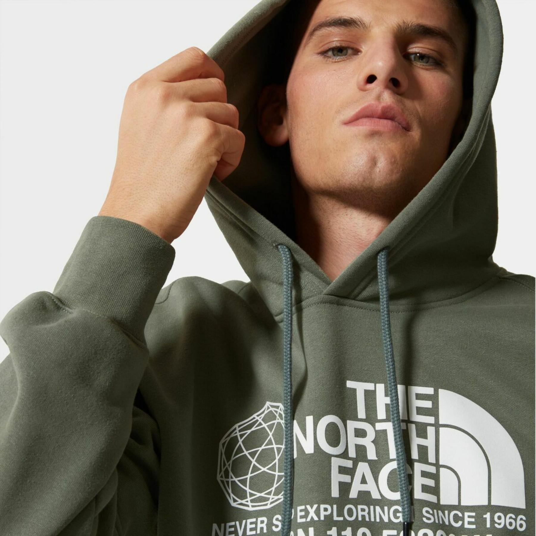 Sweatshirt med huva The North Face Coordinates