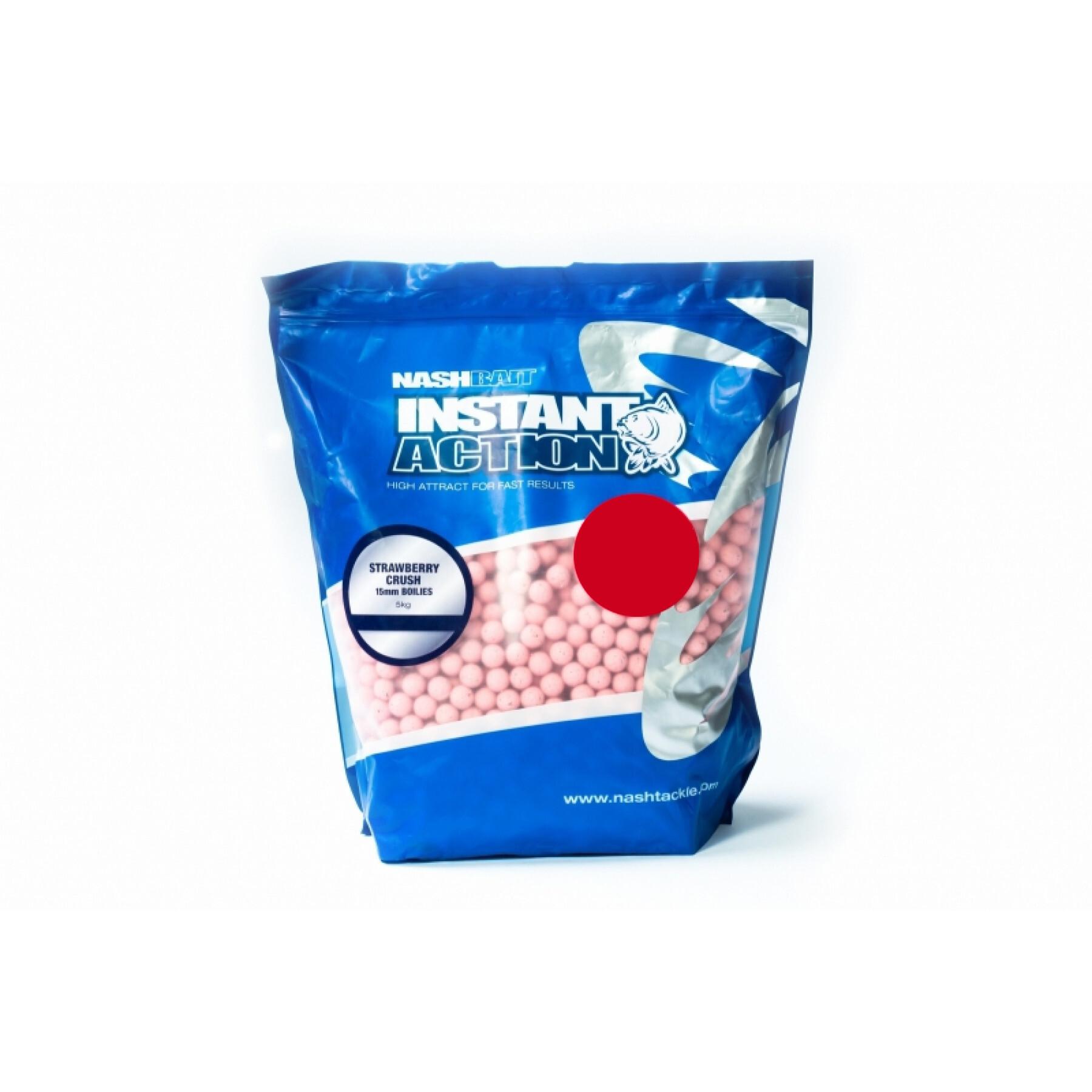 Nash instant action jordgubbskross boilies 15 mm (200 g)