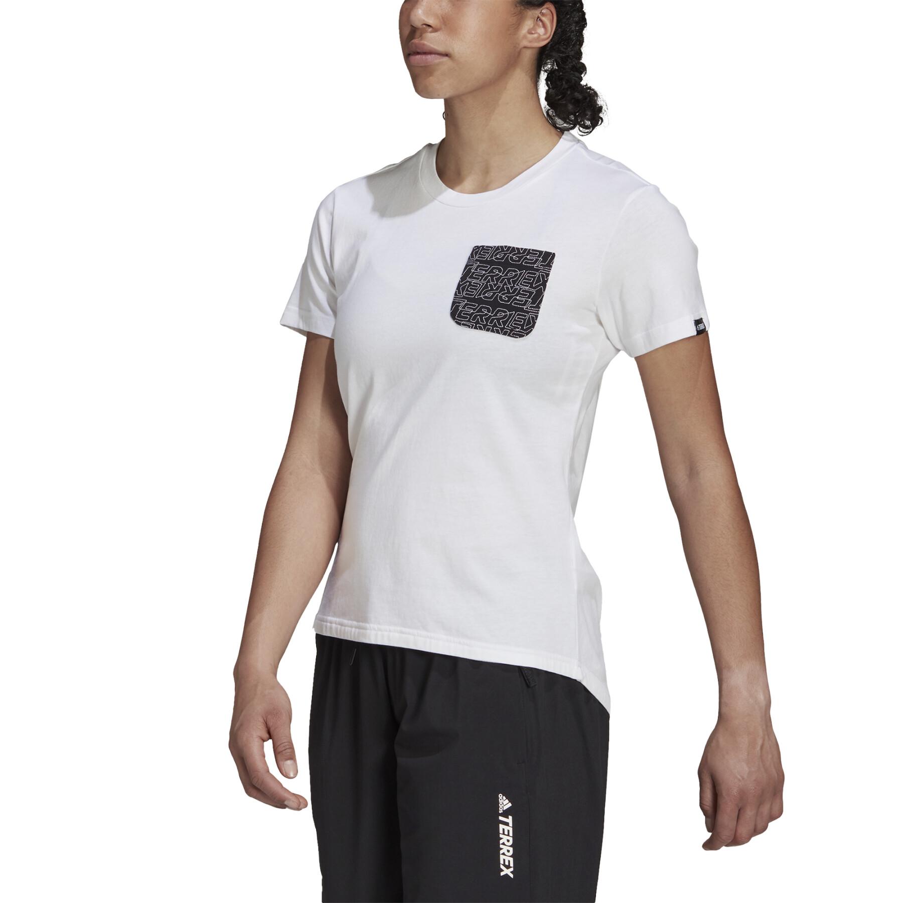 T-shirt för kvinnor adidas Terrex Pocket Graphic