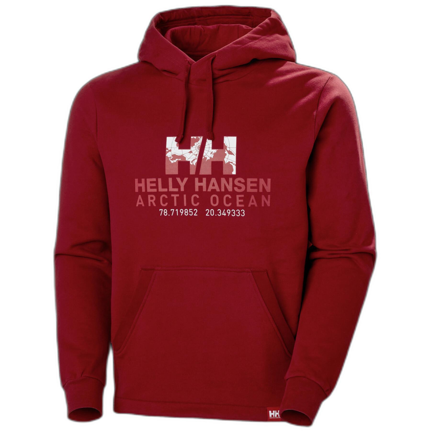 Sweatshirt med huva Helly Hansen arctic ocean