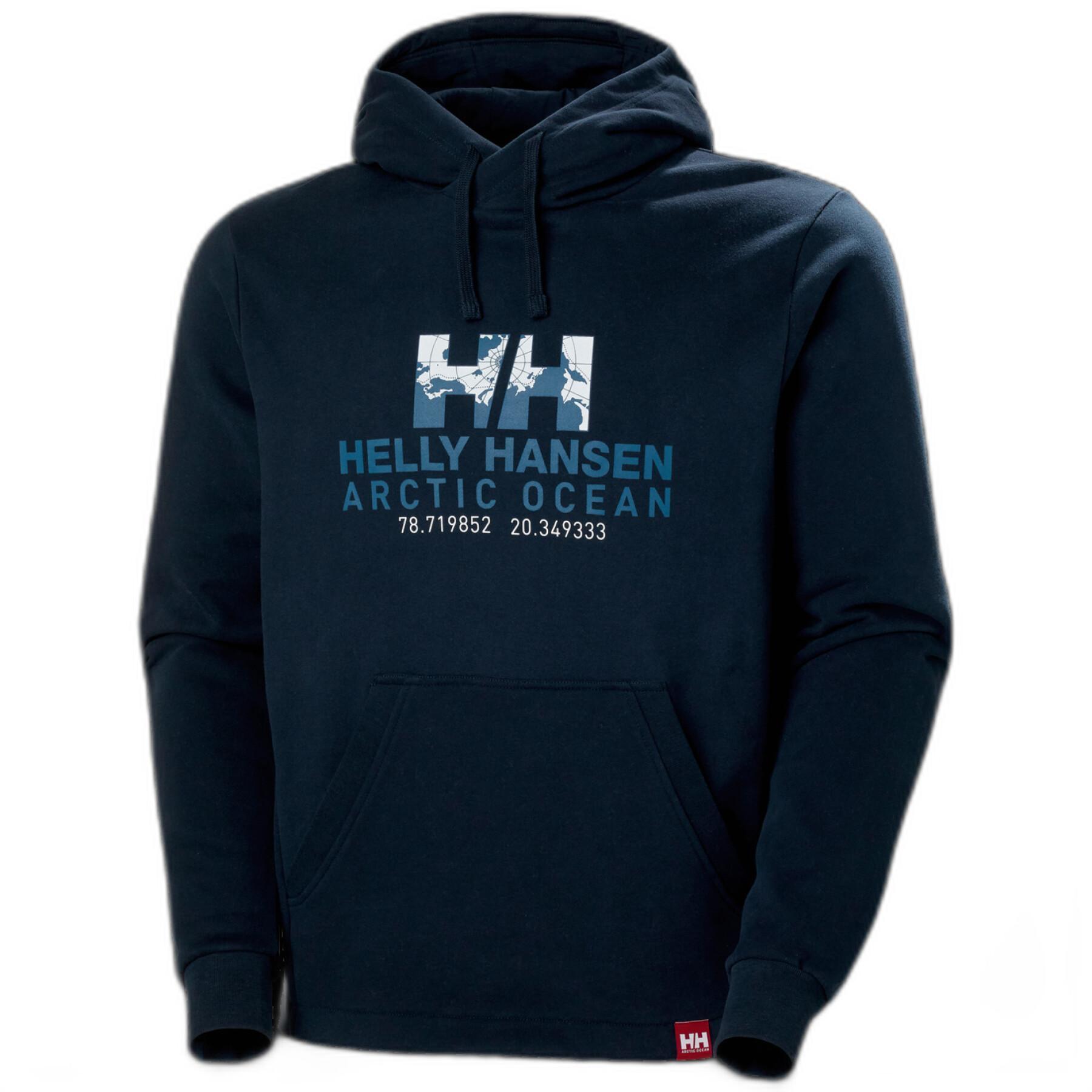 Sweatshirt med huva Helly Hansen arctic ocean