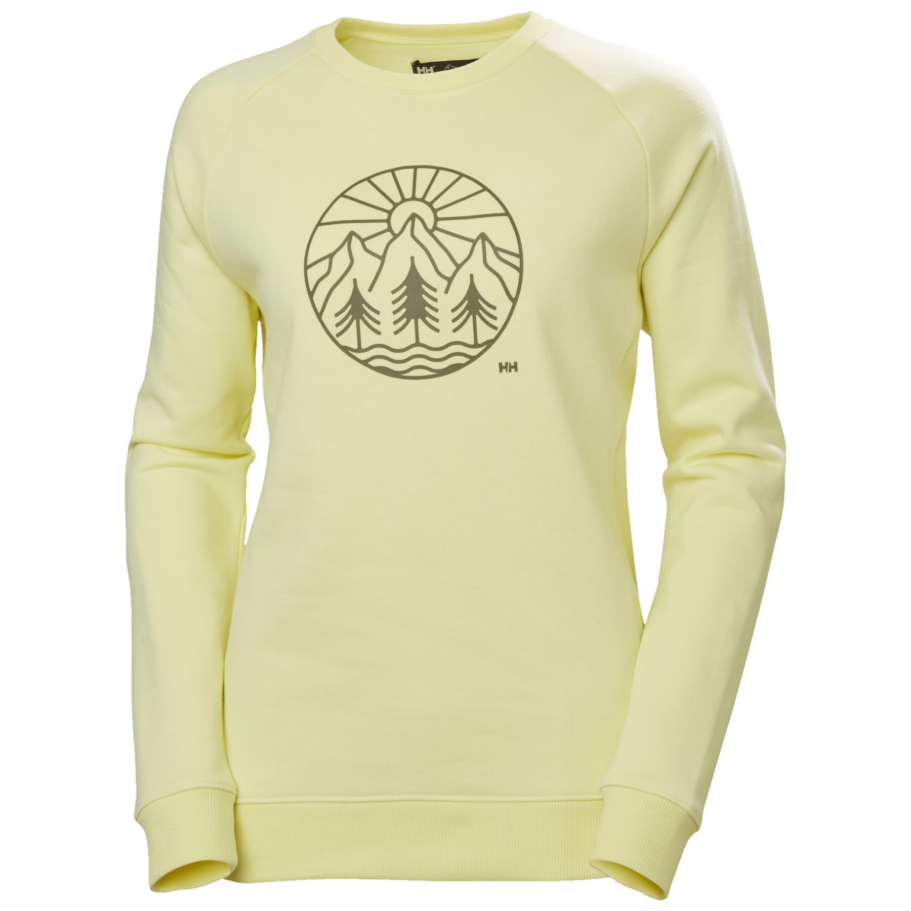 Sweatshirt i bomull för kvinnor Helly Hansen F2 Organic
