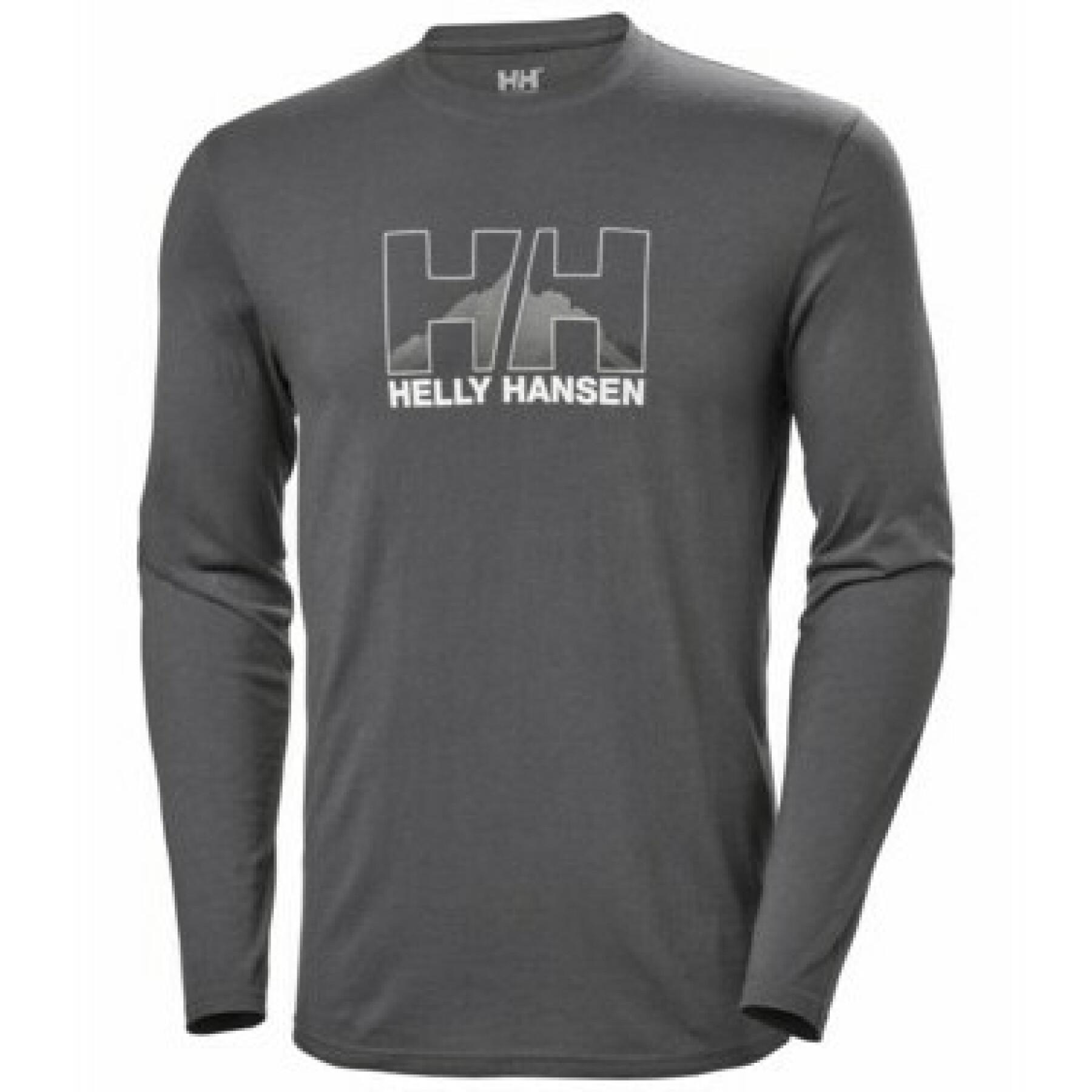 Långärmad T-shirt Helly Hansen Nord graphic