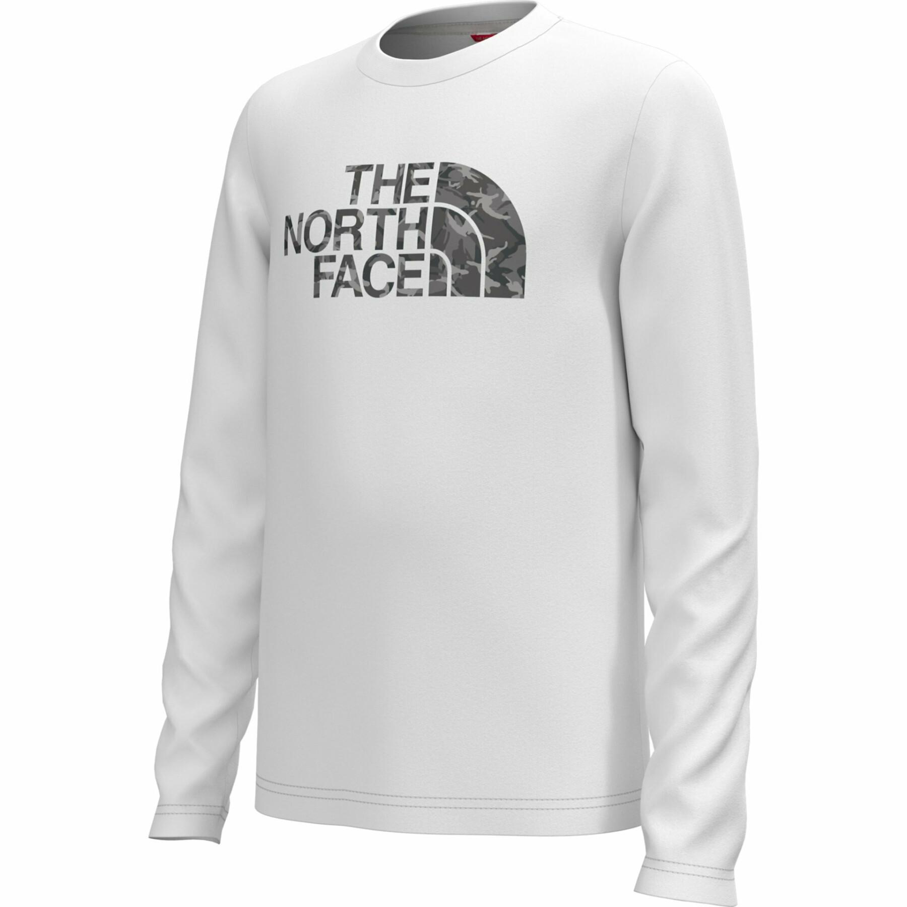 Långärmad T-shirt för barn The North Face Easy