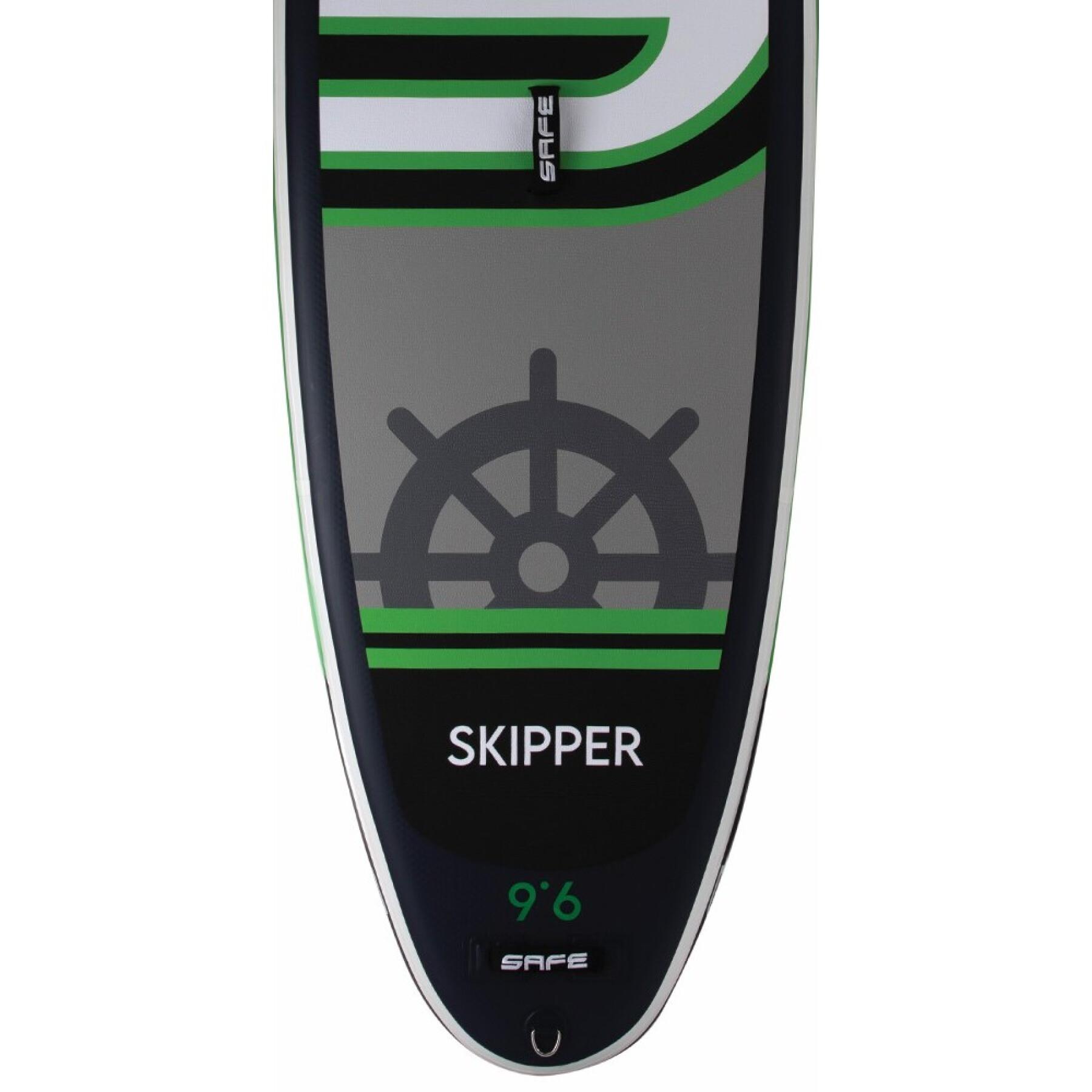 Uppblåsbar stående paddel Safe Waterman Skipper All round – 9’6
