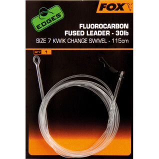 Tråd av fluorkolväten Fox Fused Leaders Kwik Change Edges taille 7