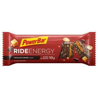 Förpackning med 18 bars PowerBar Ride - Chocolate-Caramel