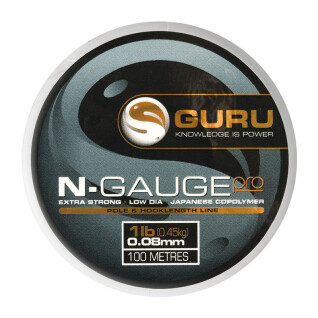 Speciell nylonlina Guru N-Gauge Pro (0,08mm – 100m)