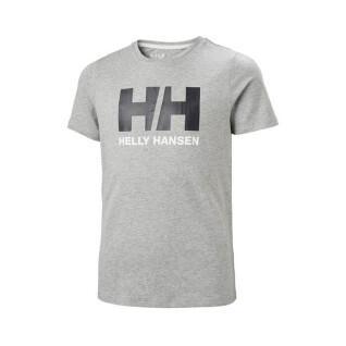 T-shirt med barnens logotyp Helly Hansen