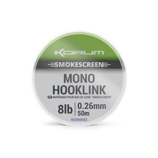 Länk Korum smokescreen mono hooklink