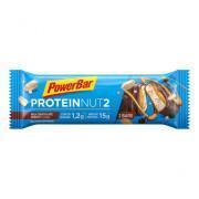 Förpackning med 18 bars PowerBar Protein Nut2 - Milk Chocolate Peanut